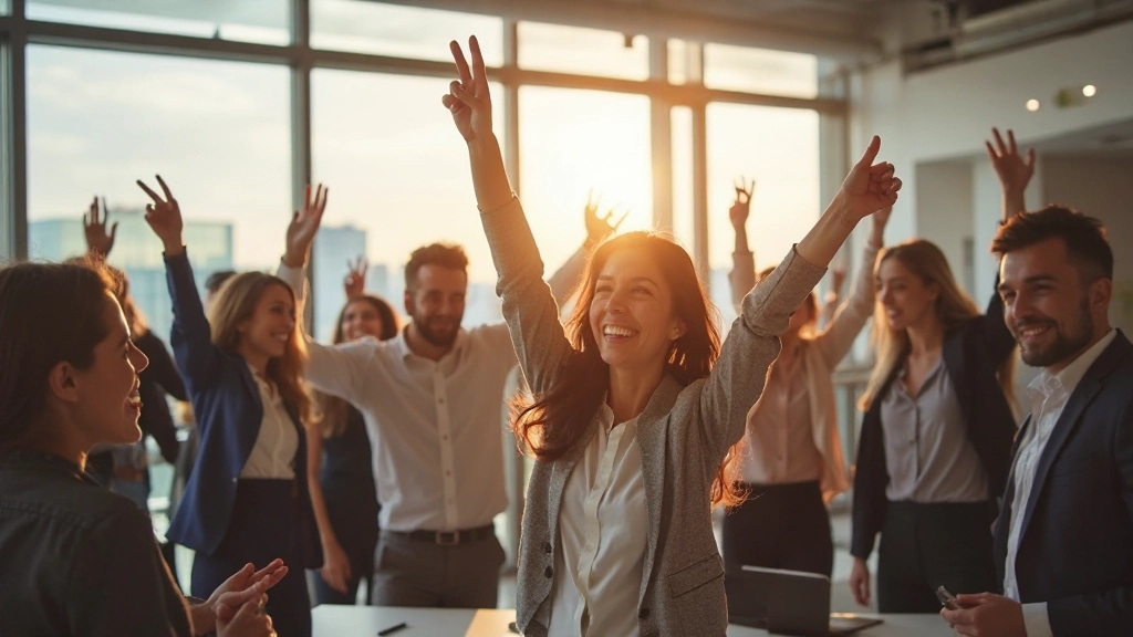 Команда отмечает финансовые достижения