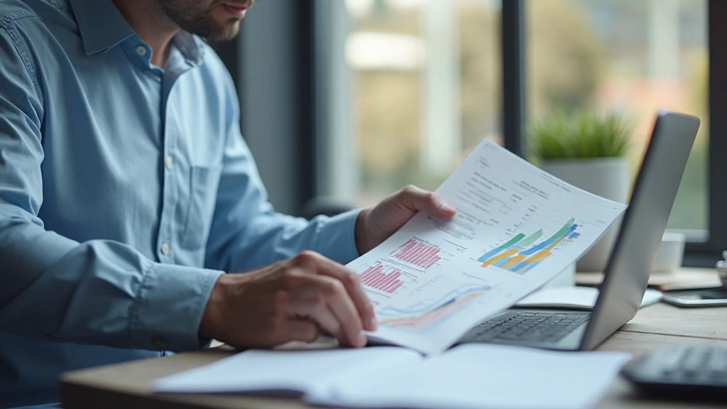 Личный финансовый план с графиками доходов и расходов на столе